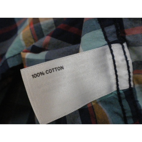 Duluth Shirt Mens XL Blue Plaid Relaxed Fit‎ Untucked BBQ Short Sleeve 38922 Dad - Picture 9 of 13